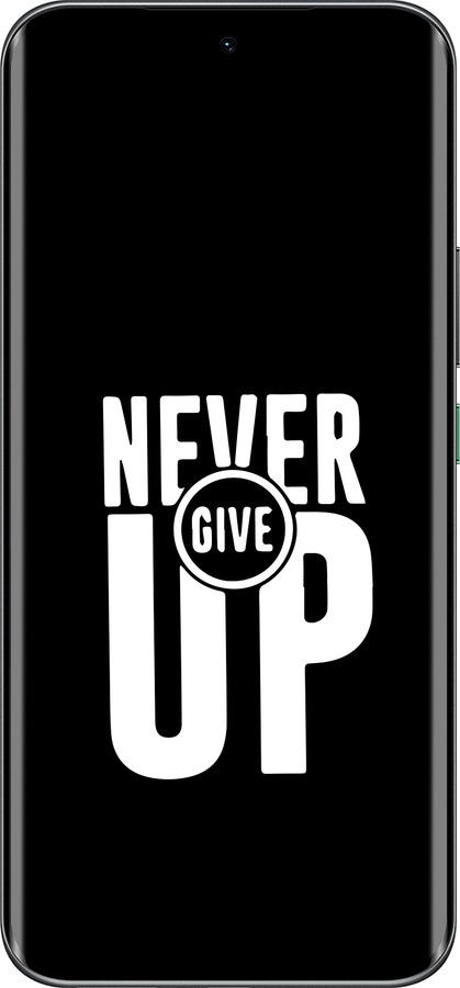 Силиконовый чехол Никогда не сдавайся для Infinix Hot 60 Pro+ - 4572u-4125 изображение 