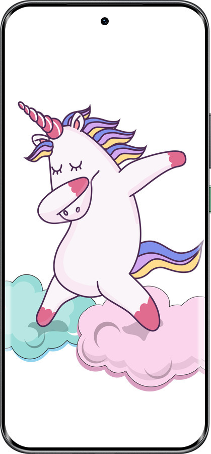 Силиконовый чехол Единорог для Infinix Hot 60 Pro+ - 4702u-4125 изображение 