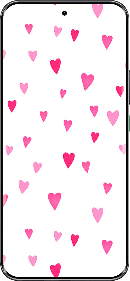 Силиконовый чехол Сердечки 2 для Infinix Hot 60 Pro+ - 4763u-4125 изображение 