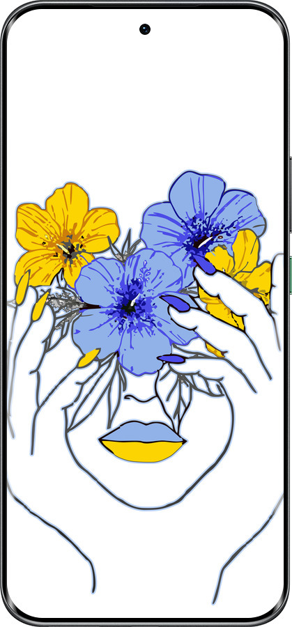 Силиконовый чехол Девушка v4 для Infinix Hot 60 Pro+ - 5276u-4125 изображение 