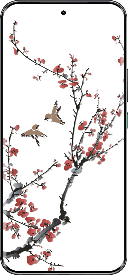 Силіконовий чехол Сакура v2 для Infinix Hot 60 Pro+ - 5538u-4125 изображение 