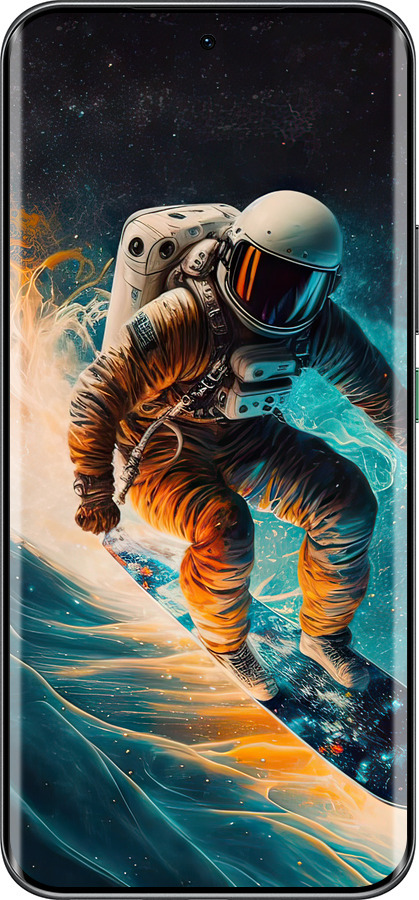 Силиконовый чехол Сноубордист для Infinix Hot 60 Pro+ - 5604u-4125 изображение 