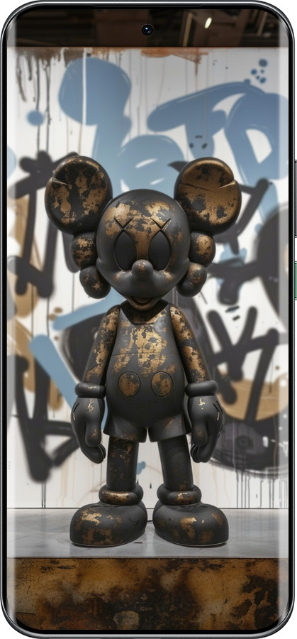 Силиконовый чехол Bronze kaws v2 для Infinix Hot 60 Pro+ - 6098u-4125 изображение 