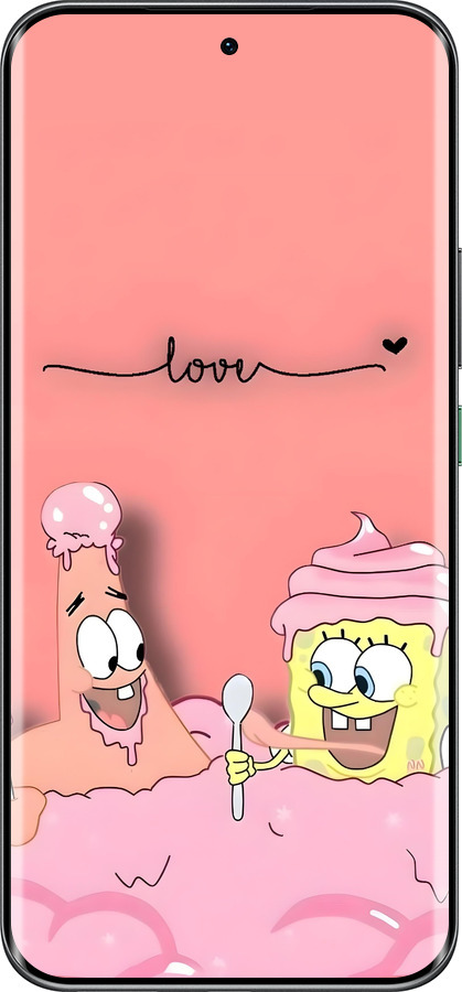 Силиконовый чехол Спанч Боб для Infinix Hot 60 Pro+ - 6282u-4125 изображение 