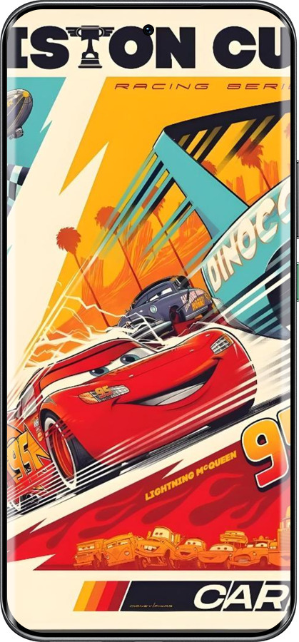 Силиконовый чехол Тачки для Infinix Hot 60 Pro+ - 6288u-4125 изображение 