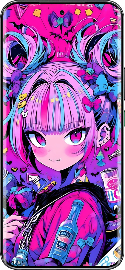 Силиконовый чехол Аниме милаха для Infinix Hot 60 Pro+ - 6314u-4125 изображение 