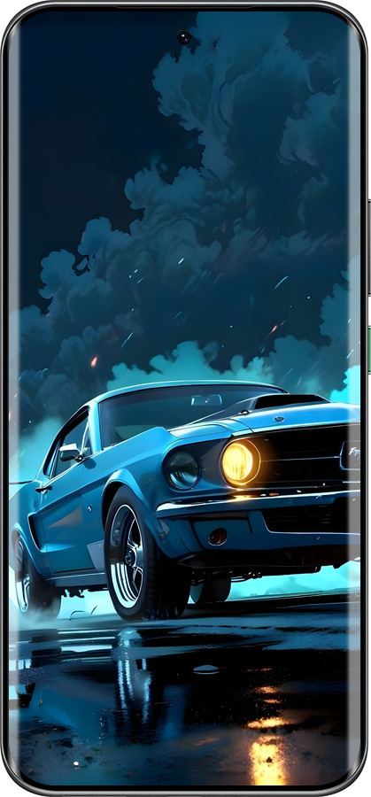 Силиконовый чехол Форд мустанг для Infinix Hot 60 Pro+ - 6374u-4125 изображение 