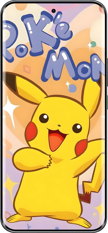 Силиконовый чехол Пикачу для Infinix Hot 60 Pro+ - 6383u-4125 изображение 