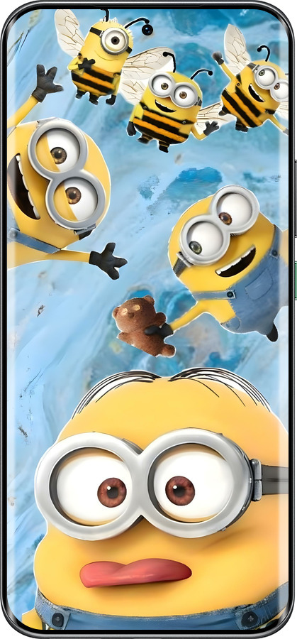 Силиконовый чехол Миньоны для Infinix Hot 60 Pro+ - 6386u-4125 изображение 
