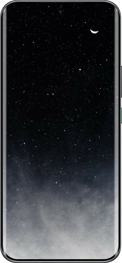 Силиконовый чехол Сині хмари, Синій місяць для Infinix Hot 60 Pro+ - 6396u-4125 изображение 