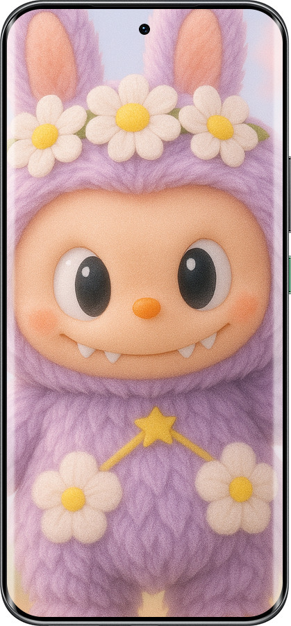 Силиконовый чехол Лабубу 1 для Infinix Hot 60 Pro+ - 6709u-4125 изображение 