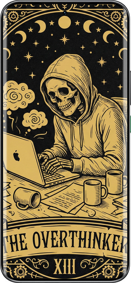 Силиконовый чехол The Overthinker для Infinix Hot 60 Pro+ - 6774u-4125 изображение 