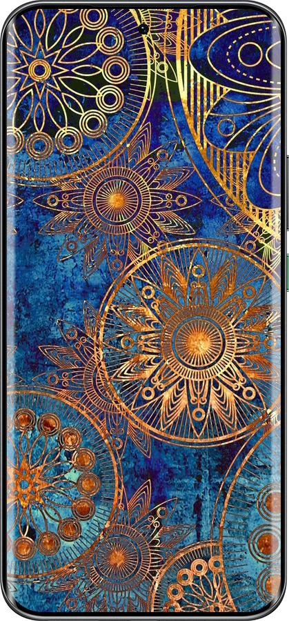 Силіконовий чехол Золотий візерунок для Infinix Hot 60 Pro+ - 678u-4125 изображение 