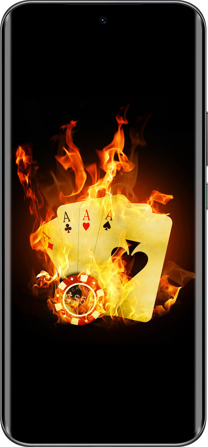 Силиконовый чехол Горящие карты для Infinix Hot 60 Pro+ - 839u-4125 изображение 