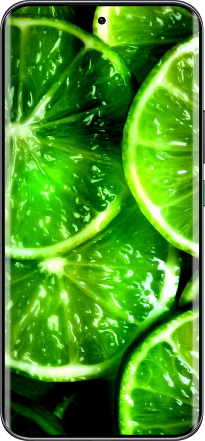 Силиконовый чехол Зелёные дольки лимона для Infinix Hot 60 Pro+ - 852u-4125 изображение 