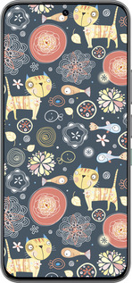 Силиконовый чехол Котята v4 для Infinix Hot 60 Pro - 1224u-4126 изображение 