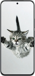 Силиконовый чехол Летящий котёнок для Infinix Hot 60 Pro - 2322u-4126 изображение 