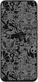 Силиконовый чехол Чёрно-серый стикер бомбинг для Infinix Hot 60 Pro - 2432u-4126 изображение 