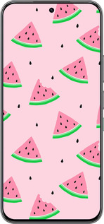 Силиконовый чехол Розовый арбуз для Infinix Hot 60 Pro - 4314u-4126 изображение 