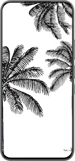 Силиконовый чехол Пальмы1 для Infinix Hot 60 Pro - 4634u-4126 изображение 