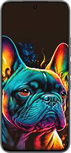 Силиконовый чехол Яркий бульдог для Infinix Hot 60 Pro - 5547u-4126 изображение 