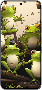 Силиконовый чехол Жабки для Infinix Hot 60 Pro - 5656u-4126 изображение 