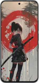 Силиконовый чехол Сумерки воина: Танец с катаной для Infinix Hot 60 Pro - 6123u-4126 изображение 