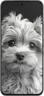 Силиконовый чехол Мальтипу на чорном фоне для Infinix Hot 60 Pro - 6156u-4126 изображение 