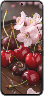 Силиконовый чехол Вишня в шоколаде для Infinix Hot 60 Pro - 6698u-4126 изображение 