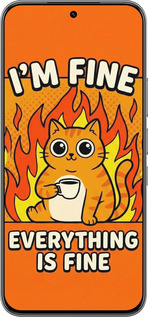 Силіконовий чехол Funny Cat для Infinix Hot 60 Pro - 6786u-4126 изображение 