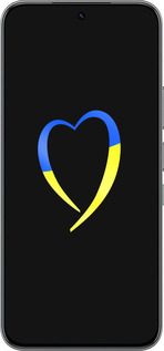 Силиконовый чехол Жёлто-голубое сердце для Infinix Hot 60 Pro - 885u-4126 изображение 