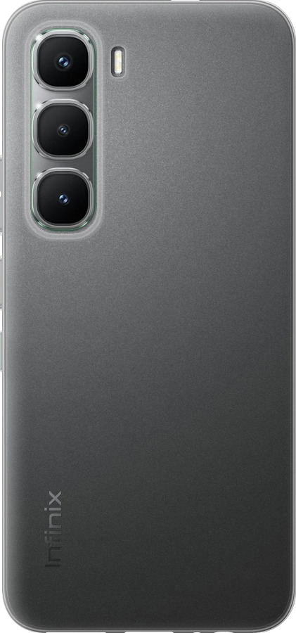 Силиконовый чехол Прозрачный для Infinix Hot 60 Pro - 5636u-4126 изображение 