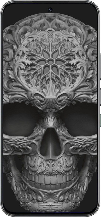 Силиконовый чехол skull-ornament для Infinix Hot 60 Pro - 4101u-4126 изображение 