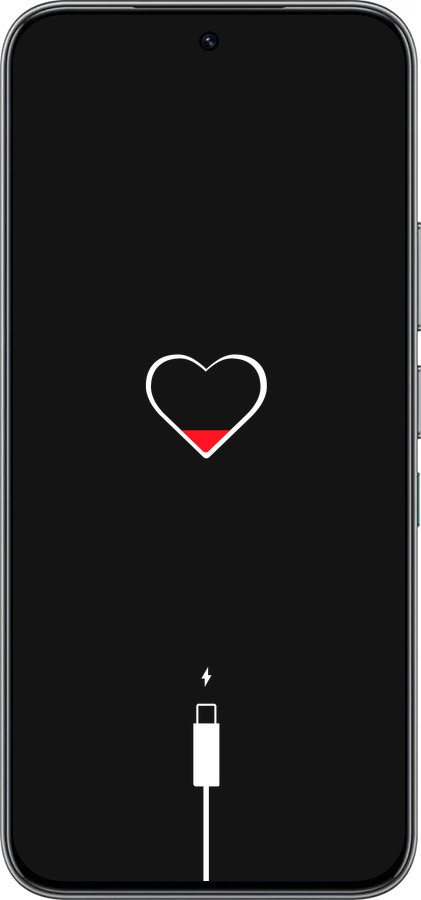 Силиконовый чехол Подзарядка сердца для Infinix Hot 60 Pro - 4274u-4126 изображение 