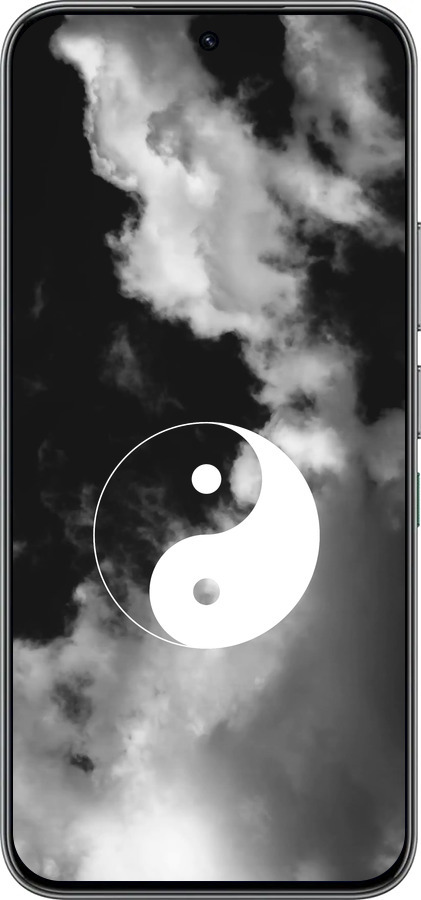 Силиконовый чехол Инь и Янь для Infinix Hot 60 Pro - 4389u-4126 изображение 