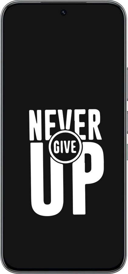 Силиконовый чехол Никогда не сдавайся для Infinix Hot 60 Pro - 4572u-4126 изображение 