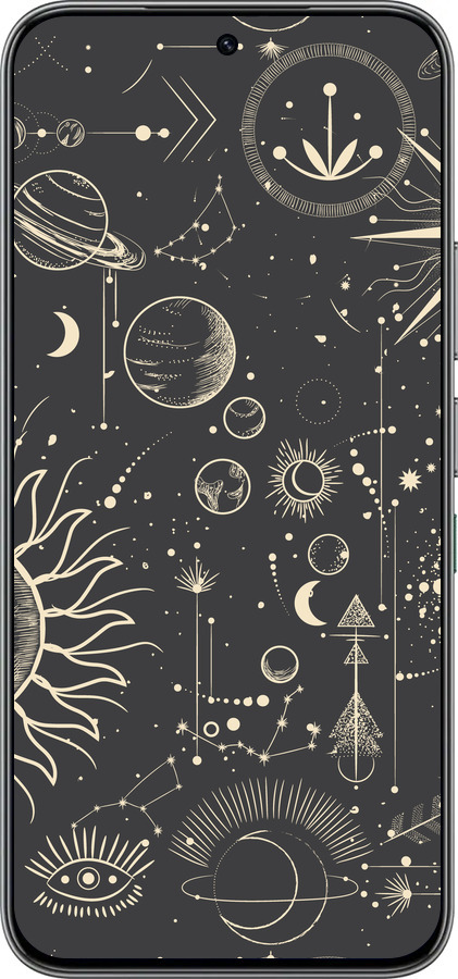 Силиконовый чехол Фаза луны для Infinix Hot 60 Pro - 5605u-4126 изображение 