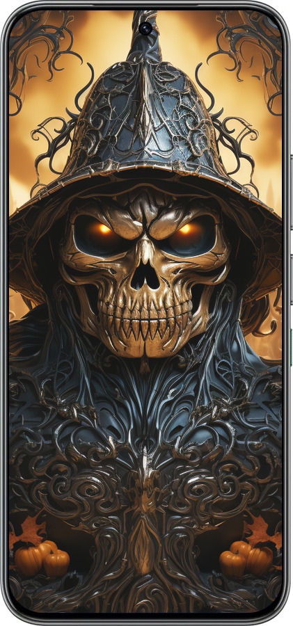 Силиконовый чехол Череп 2 для Infinix Hot 60 Pro - 5652u-4126 изображение 