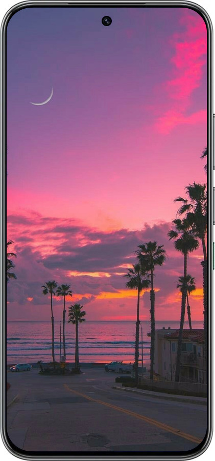 Силиконовый чехол Пальмы для Infinix Hot 60 Pro - 5873u-4126 изображение 