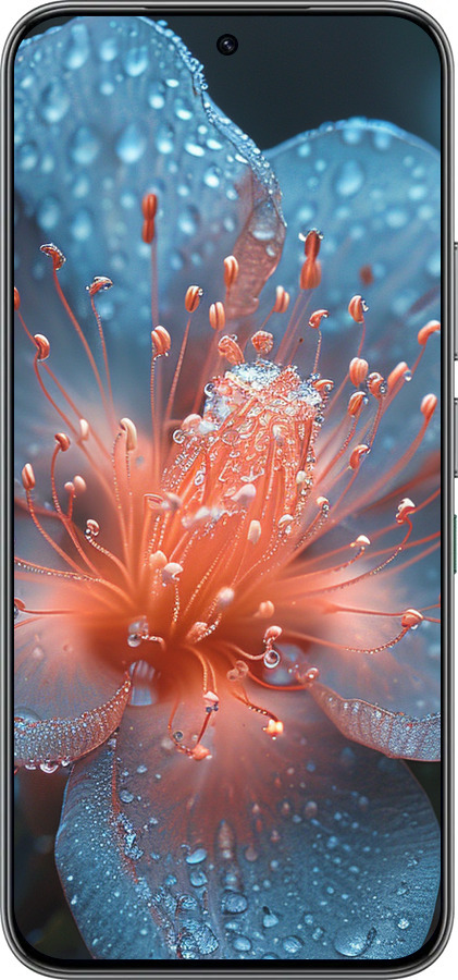 Силиконовый чехол Роса на цветке для Infinix Hot 60 Pro - 6039u-4126 изображение 