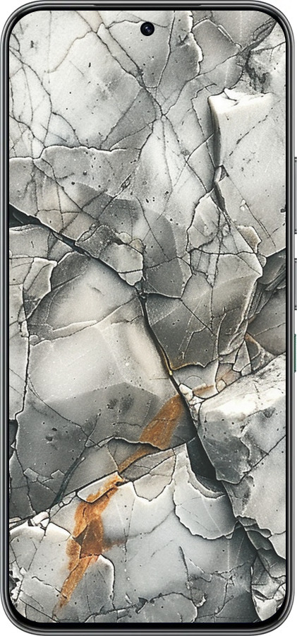 Силиконовый чехол Серый мрамор для Infinix Hot 60 Pro - 6041u-4126 изображение 