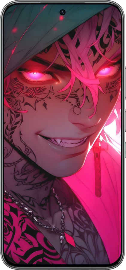 Силиконовый чехол Аниме демон 3 для Infinix Hot 60 Pro - 6313u-4126 изображение 