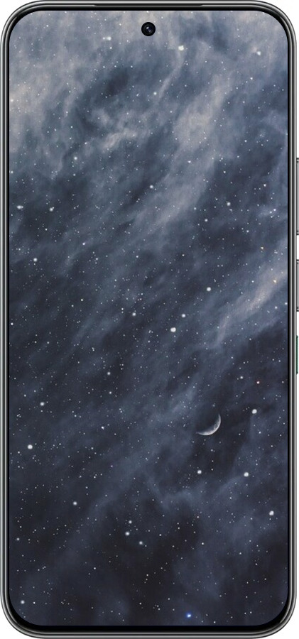 Силиконовый чехол Голубые облака, Голубая луна для Infinix Hot 60 Pro - 6398u-4126 изображение 