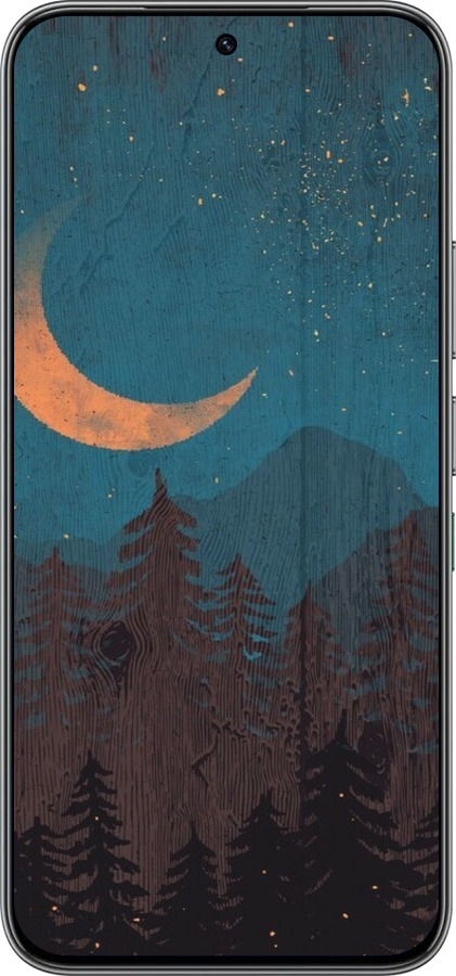 Силиконовый чехол Звездный лес для Infinix Hot 60 Pro - 6480u-4126 изображение 