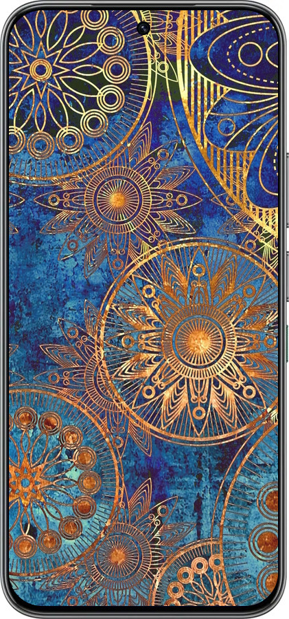 Силіконовий чехол Золотий візерунок для Infinix Hot 60 Pro - 678u-4126 изображение 