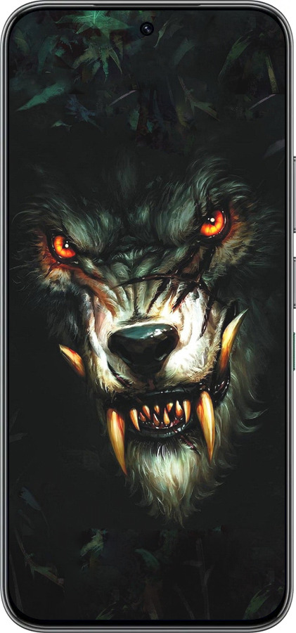 Силиконовый чехол Дьявольский волк для Infinix Hot 60 Pro - 833u-4126 изображение 