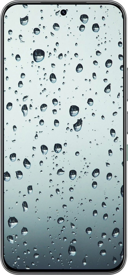 Силиконовый чехол Стекло в каплях для Infinix Hot 60 Pro - 848u-4126 изображение 