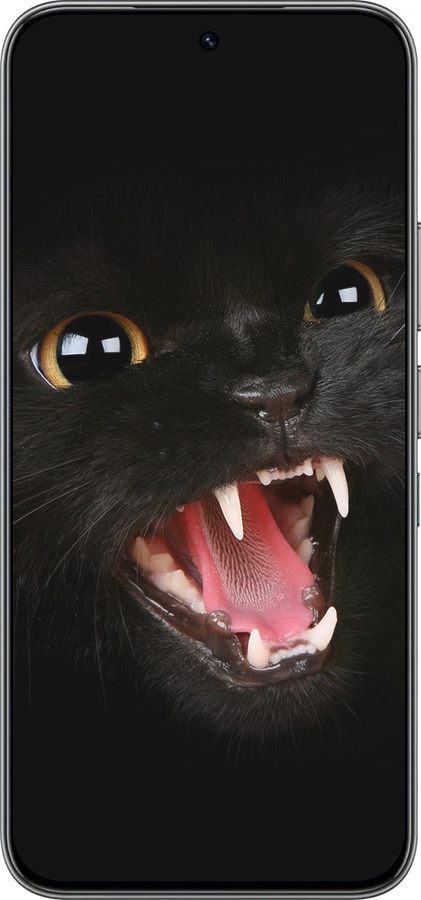 Силиконовый чехол Чёрная кошка для Infinix Hot 60 Pro - 932u-4126 изображение 