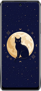 Силиконовый чехол Cute Cat Celestial/Witchy для Infinix Note 11 Pro - 6787u-2865 изображение 