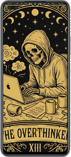 Силіконовий чехол The Overthinker для Infinix Note 8 - 6774u-2710 изображение 